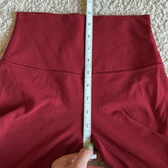lululemon Align High-Rise Pant 25" Legging Dark Red size 4 - Picture 8 of 9